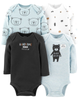 Set 4 bodysuit tay dài 126H710 Carter's