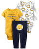 Set 3 món bodysuit kèm quần mông thú sư tử 1L762010 Carter's