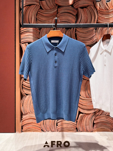 Polo 59% rayon (2màu) - 11527 - Dark Blue
