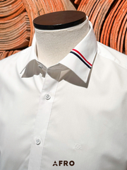 Sơmi St.Dupont sọc cổ - 11541 - White