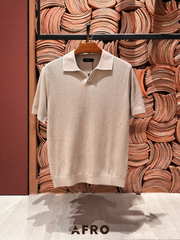 ANDZ No-button Polo 80% Cotton (3 màu) - 11572 - Beige