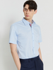 Sơmi Dupont Cộc Tay Pha Nẹp (2 màu) - 11601 - Blue