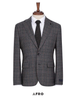 Suit Kẻ 100% Wool Cao Cấp SIEG 8202 - Charcoal