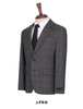 Suit Kẻ 100% Wool Cao Cấp SIEG 8202 - Charcoal
