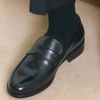 Loafer Da Bò Quai Chéo - Black 10893