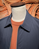 Trucker Blouson Cổ Bẻ - Navy | Beige 11245