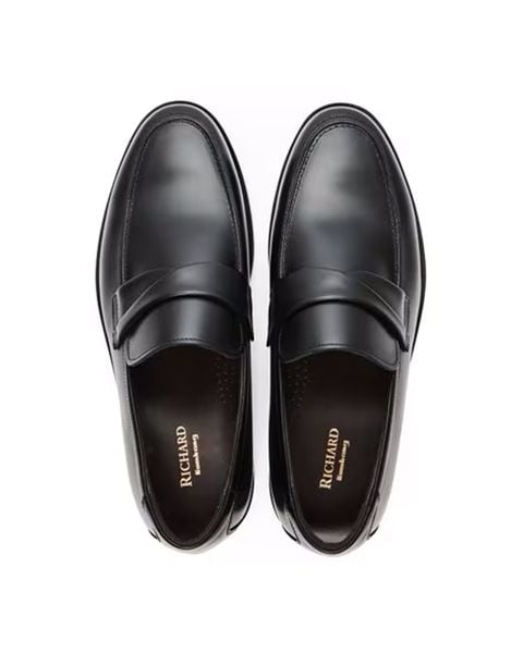Loafer Da Bò Quai Chéo - Black 10893