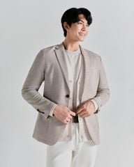 Blazer Nam Micro-Check Hàn Quốc EDITION - 10430 - Beige
