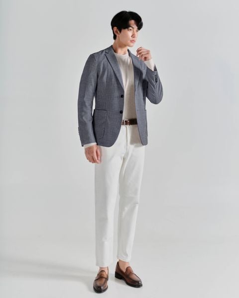 Blazer Micro-Check (2 màu) - 10428 - Navy