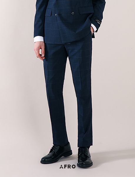 Quần Suit LiberClassy Kẻ Ô 6505