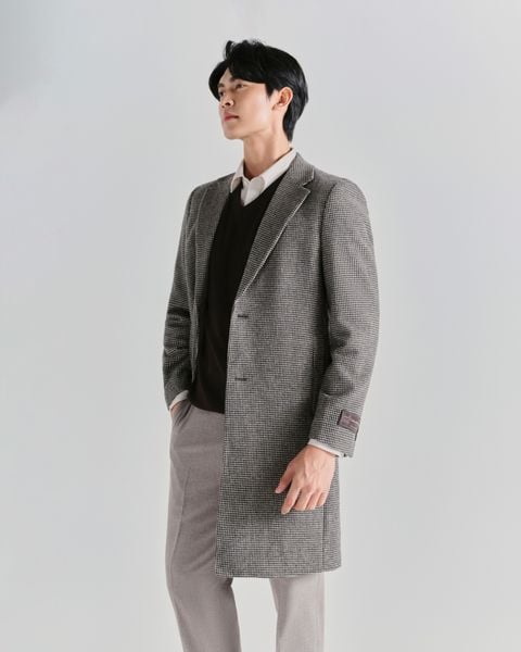 Manto Lửng Cashmere Cao Cấp Hàn Quốc - 08066 Brown