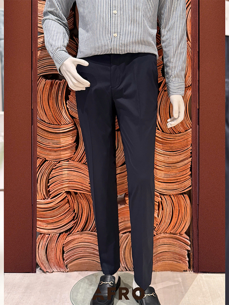 Quần âu sợi Bamboo (2 màu) - 11453 - Dark Navy