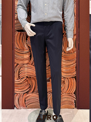 Quần âu sợi Bamboo (2 màu) - 11453 - Dark Navy