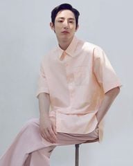 Somi Nam Cộc Tay Linen Edition Hàn Quốc 10348 (3 màu)