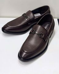 Giày Lười Móc Sắt Da Bò Hàn Quốc - 9707