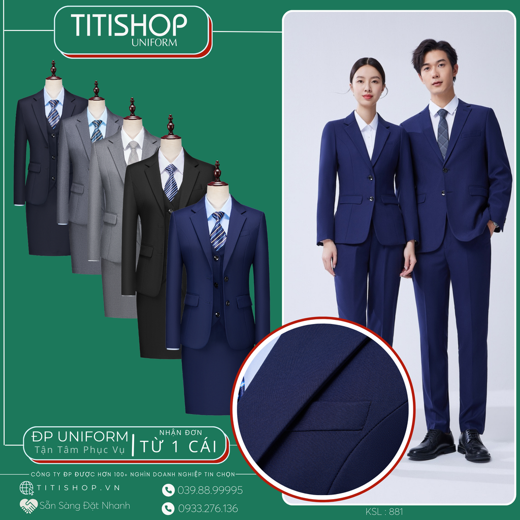 Đồng Phục Veston TITISHOP May Sẵn