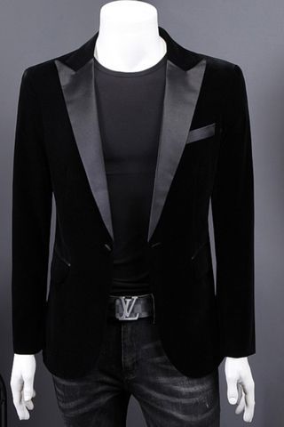 Suit Nhung Tuxedo TitishopTXD10M1 (M-4XL)