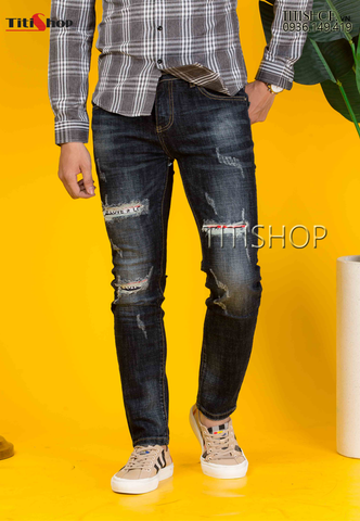 Quần jeans Nam Titishop Wax QJ257