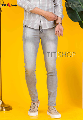 Quần Jeans Nam Titishop QJ298 WAX Cao cấp