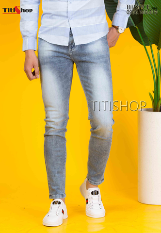 Quần Jeans Nam Titishop QJ296 WAX Cao cấp