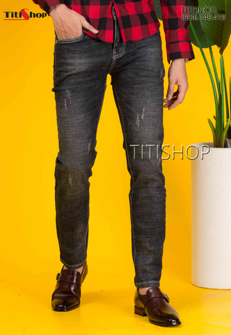 Quần Jeans Nam Titishop QJ293 WAX Cao cấp