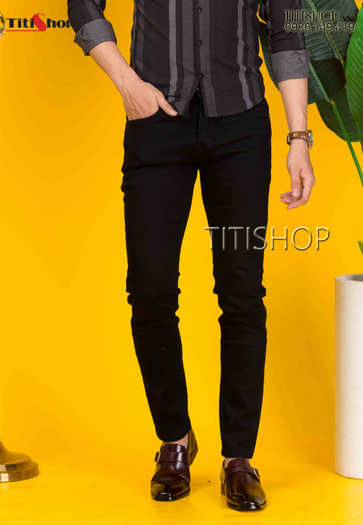 Quần Jeans Nam Titishop QJ294 WAX Cao cấp