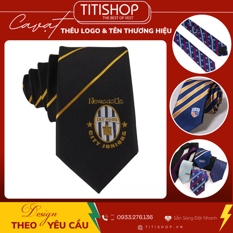 Dịch Vụ Thêu In Logo Caravat 100