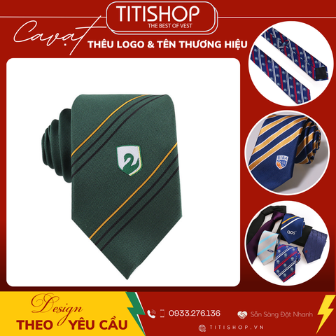 Dịch Vụ Thêu In Logo Caravat 107