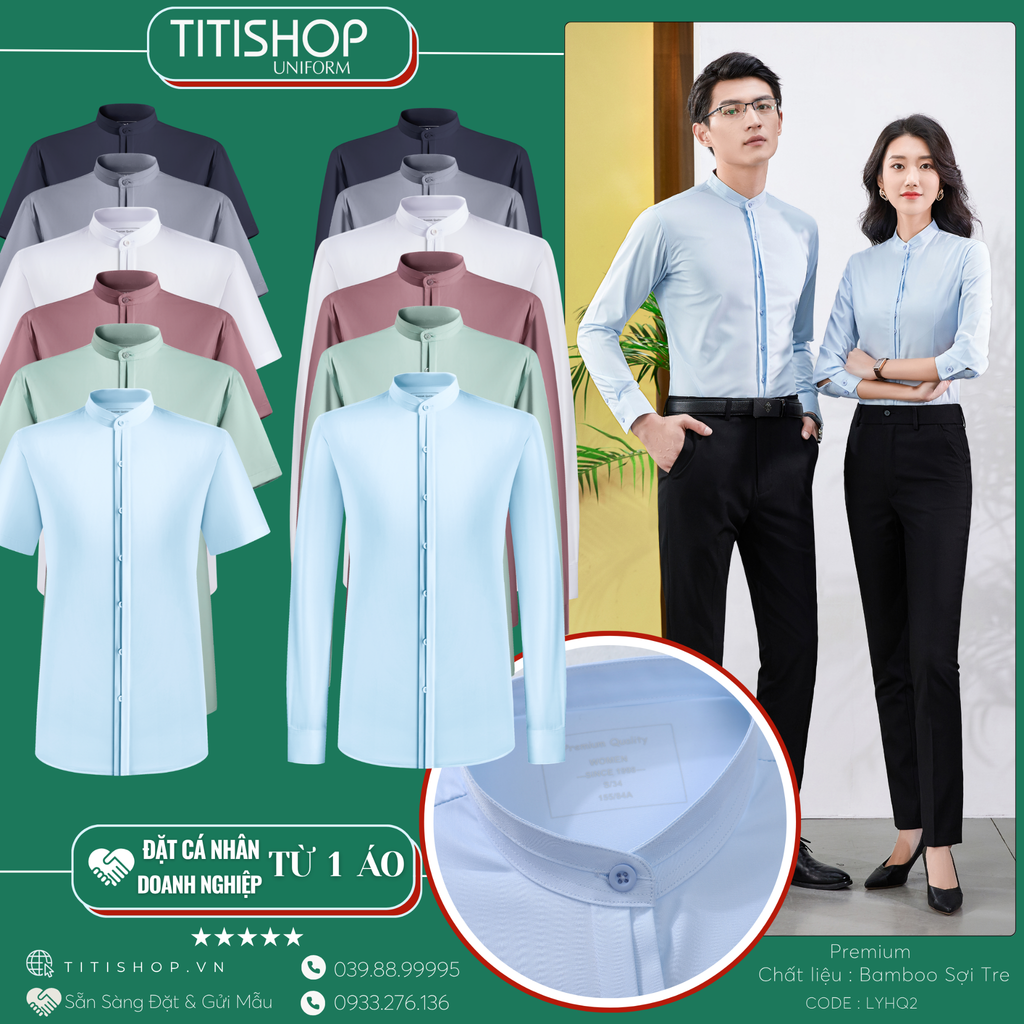 DP Sơ Mi TITISHOP Premium LYHQ3