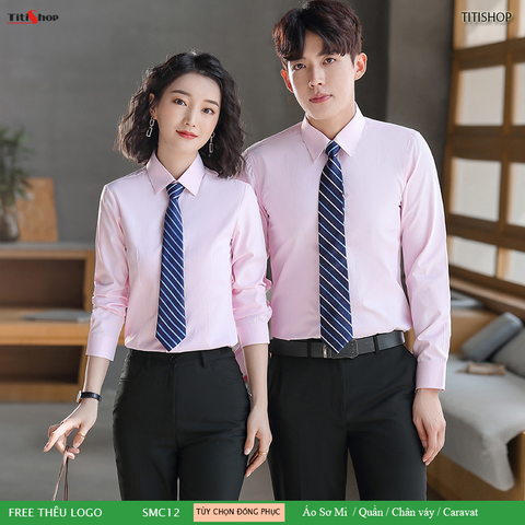 Đồng phục sơ mi Titishop SMC12 ( Cotton )