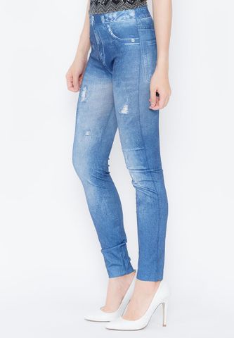 Quần legging giả jean Cao cấp QDN15