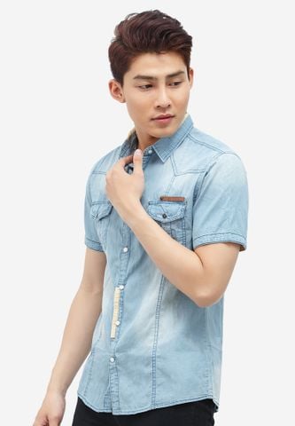 Aó sơ mi nam Denim Cao cấp ADN19