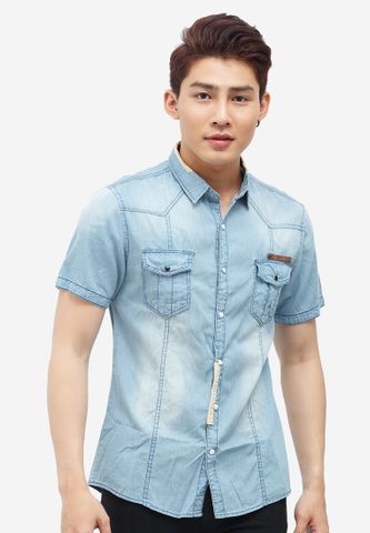 Aó sơ mi nam Denim Cao cấp ADN19