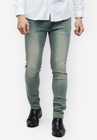 Quần jeans Titishop QJ152 màu jean wash ống