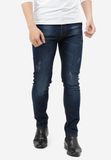 Quần jeans Titishop QJ162 wash bạc màu xanh đen