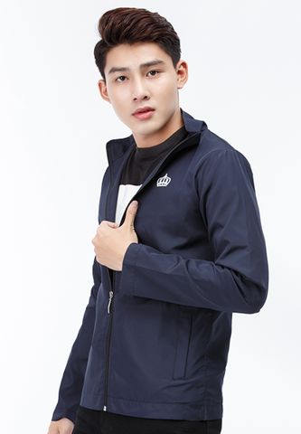 Áo khoác dù Titishop AKN446 2 lớp màu xanh navy