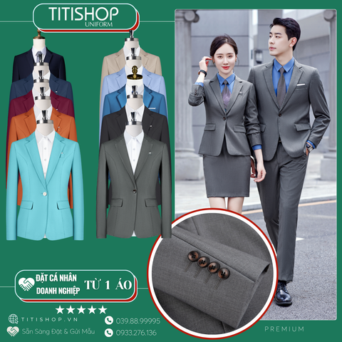 Đồng Phục Veston TITISHOP May Sẵn