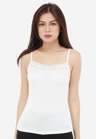 Camisole Mặc Vest Titishop AOL194 Trắng