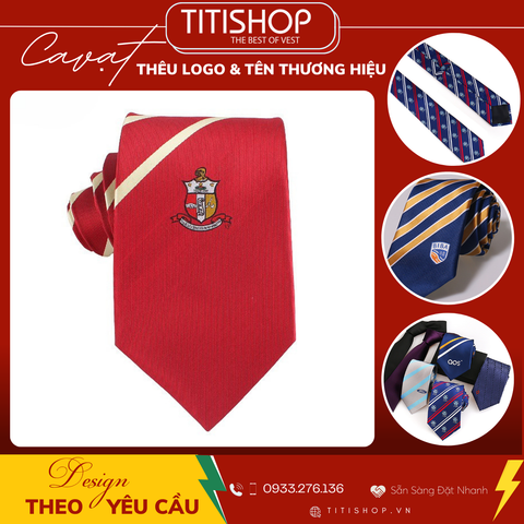 Dịch Vụ Thêu In Logo Caravat 104