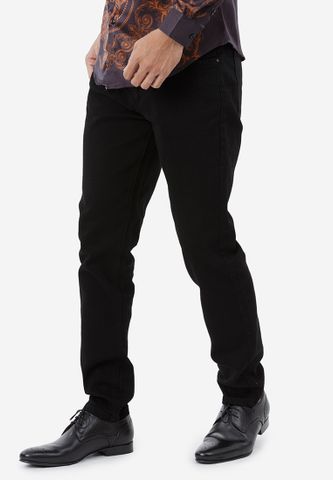 Quần jeans Titishop QJ201 màu đen Trơn