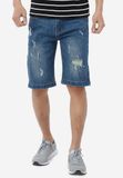 Quần Short Jean TiTiShop QS40 mài rách màu xanh dương