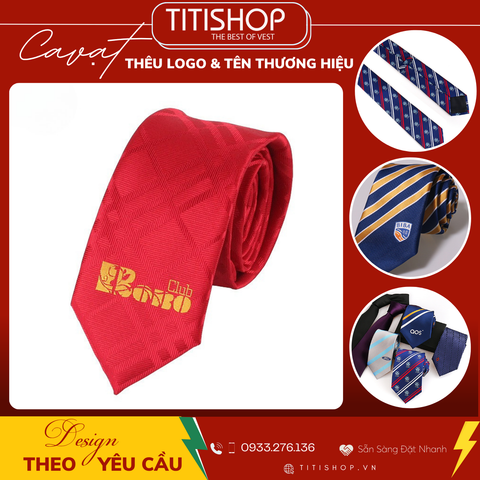 Dịch Vụ Thêu In Logo Caravat 104