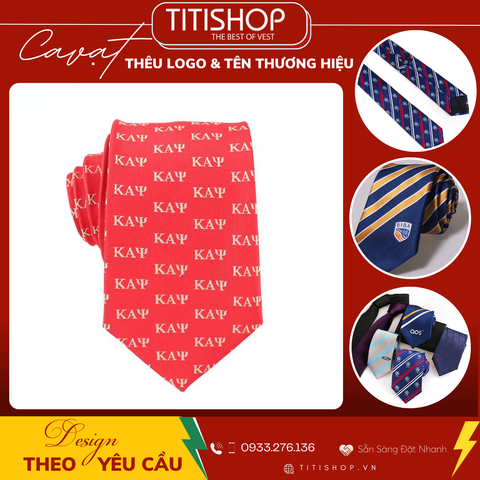 Dịch Vụ Thêu In Logo Caravat 103