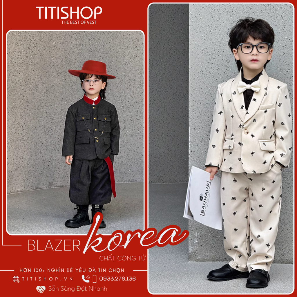 Blazer Trẻ Em Titishop ( 90-150 )