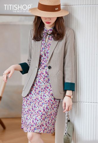 Áo Blazer Nữ Titishop BNN277 ( Đặt 5 -7 Ngày )