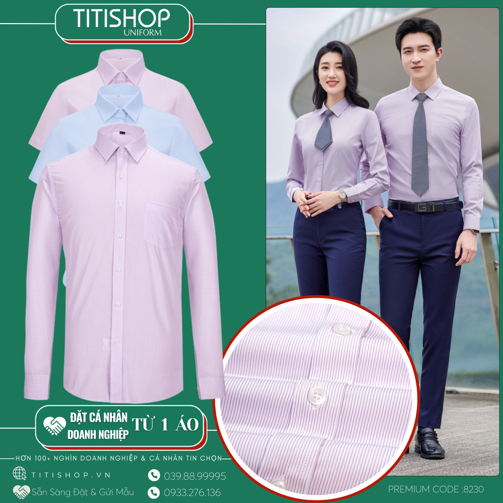 ĐP Sơ Mi TITISHOP Premium KSL8230