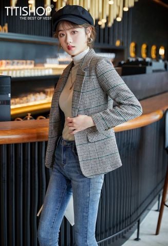 Áo Blazer Nữ Titishop BNN391 (Đặt 5 -7 Ngày )