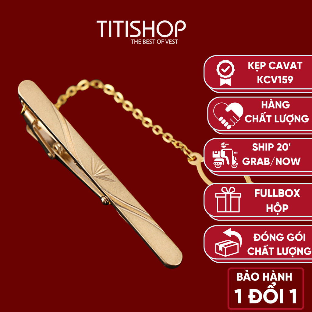 Kẹp Cà Vạt Titishop KCV159