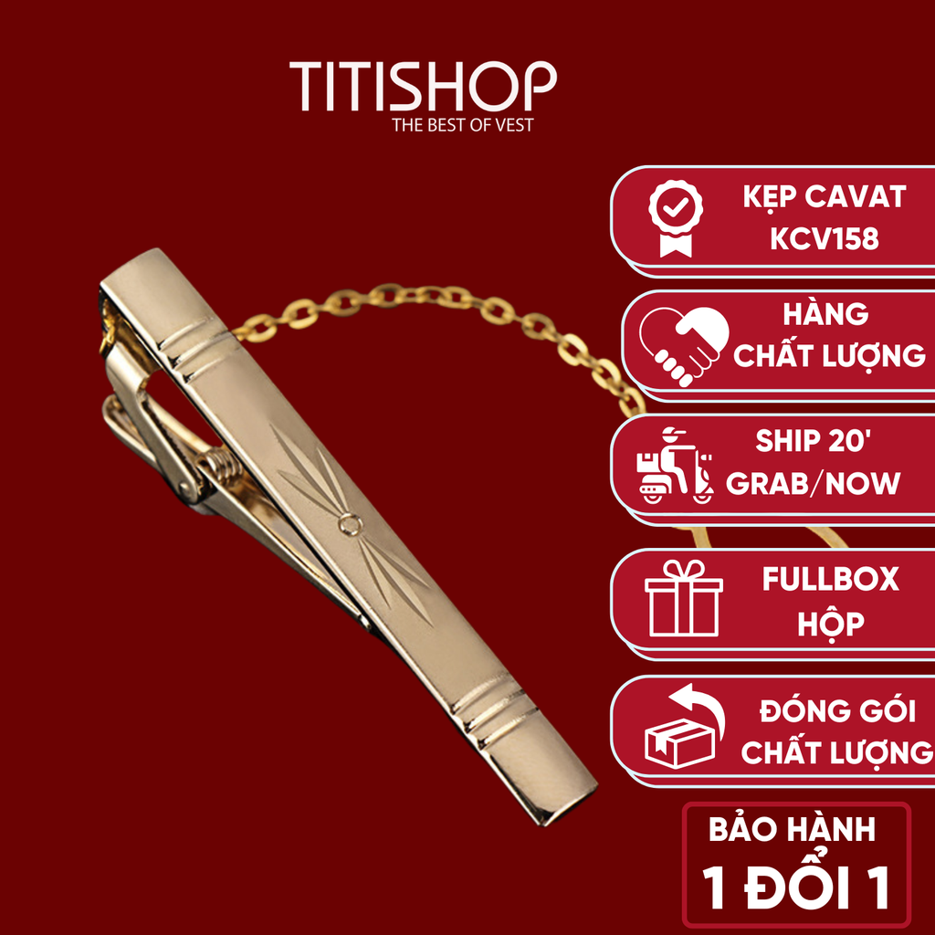 Kẹp Cà Vạt Titishop KCV158