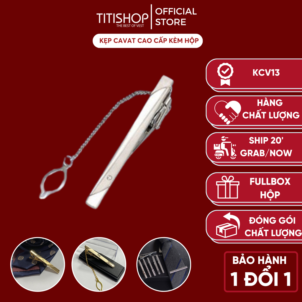 Kẹp Cà Vạt TITISHOP KCV13